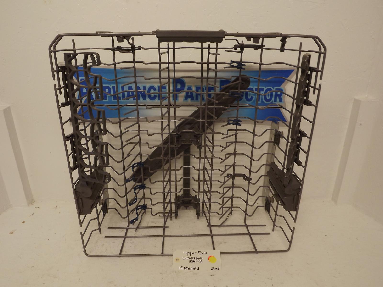 KitchenAid Dishwasher W10728863 8561731 Upper Rack Used KitchenAid Dishwasher W10728863 8561731 Upper Rack Used